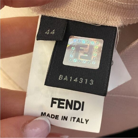 Fendi rose appliqué dress, US10 - Picture 12 of 13